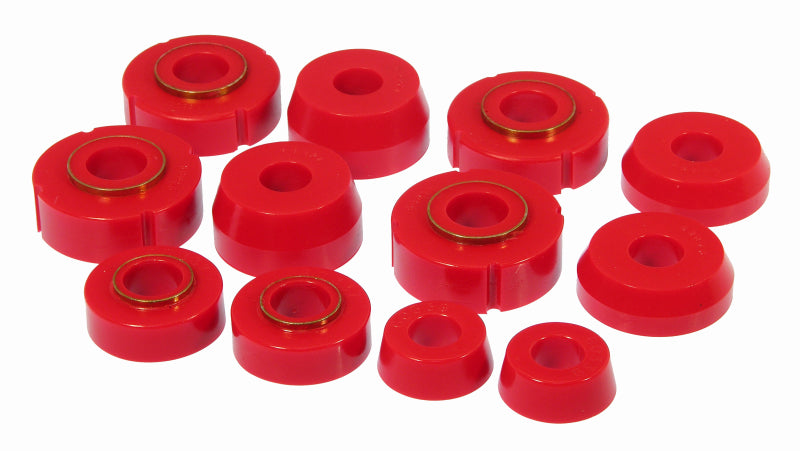 Prothane 6-110 66-79 fits Ford F100-350 2wd Body Mount - Red