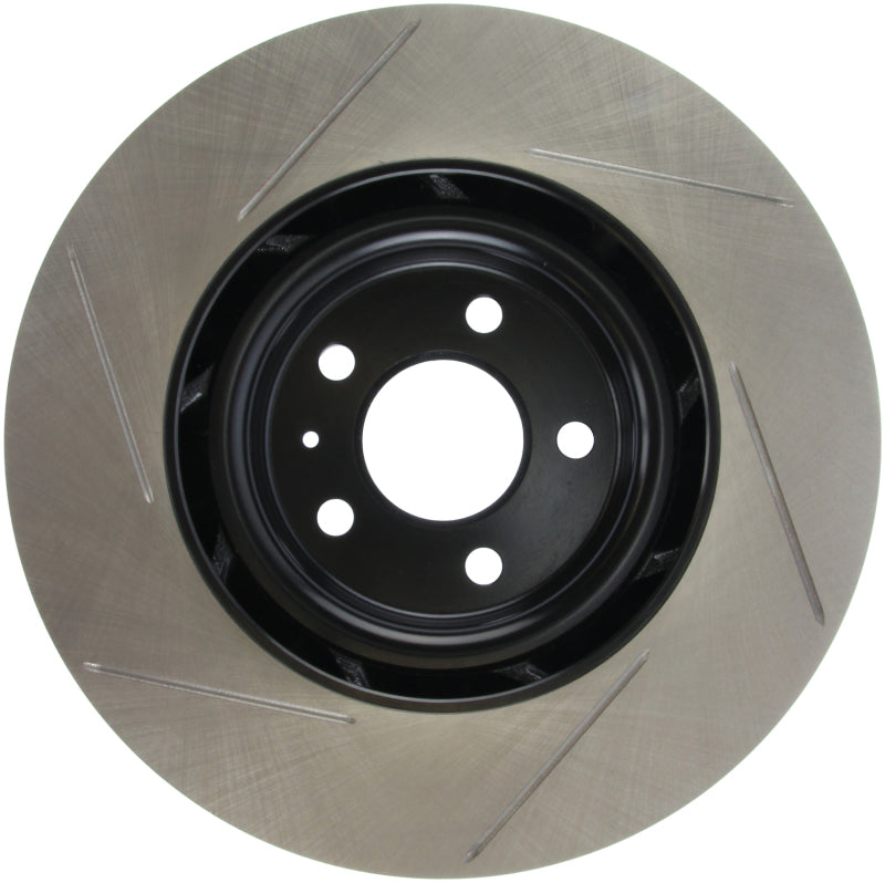 Stoptech 126.33124SL Power Slot 10-6/11 fits Audi S4 / 08-11 S5 Front Left Slotted Rotor