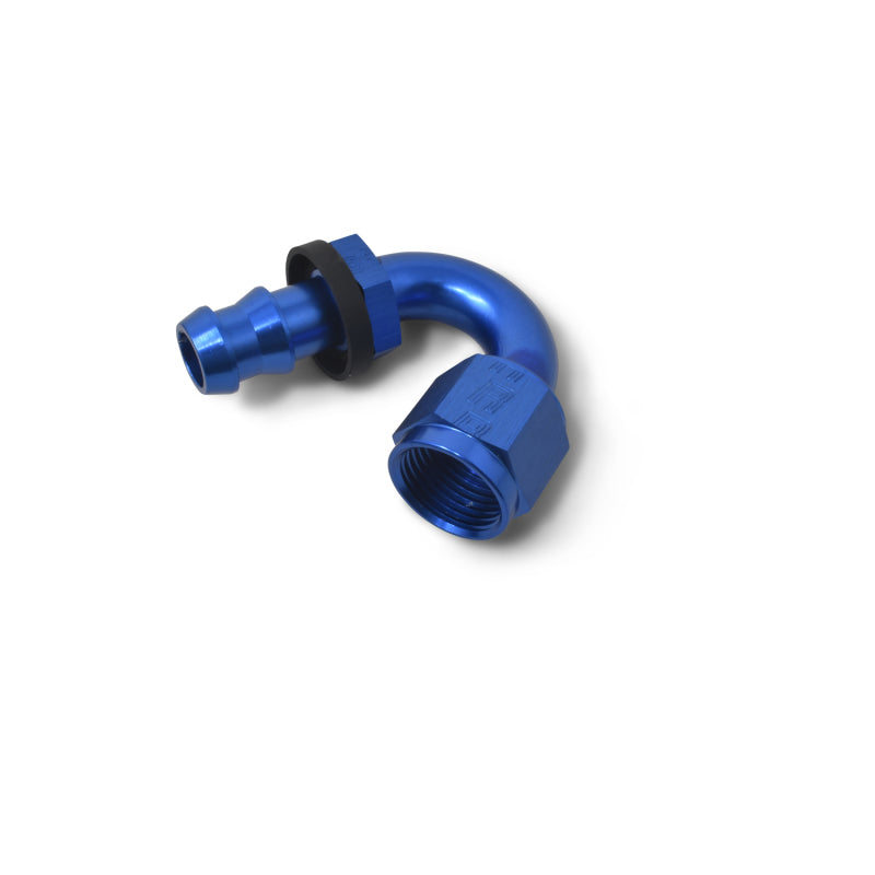 Russell 626030 Performance -6 AN Twist-Lok 150 Degree Hose End (9/16in Radius)