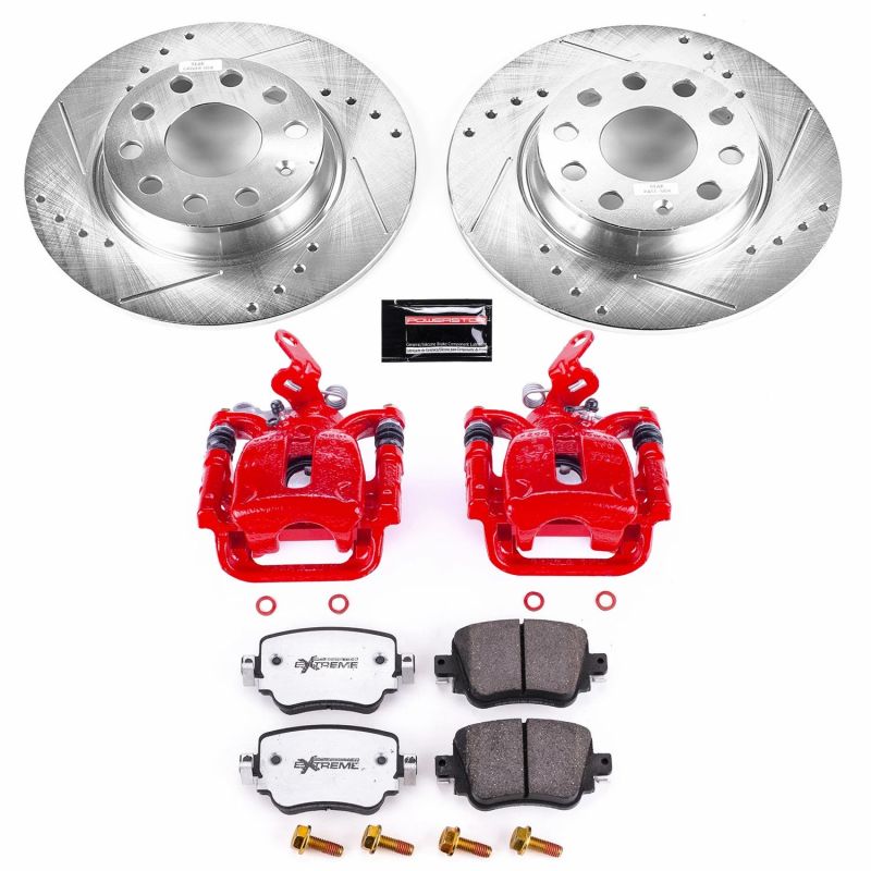 PowerStop fits Volkswagen Golf Rear Z26 Street Warrior Brake Kit w/Calipers
