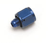Russell 660000 Performance BLUE ANODIZED -6 TUBE COUPLING NUT W/ FLARED REDUCER TO -4 AN MALE