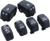 Bikers Choice 483321 96-13 Big Twin & XL Black Switch Cap Kit