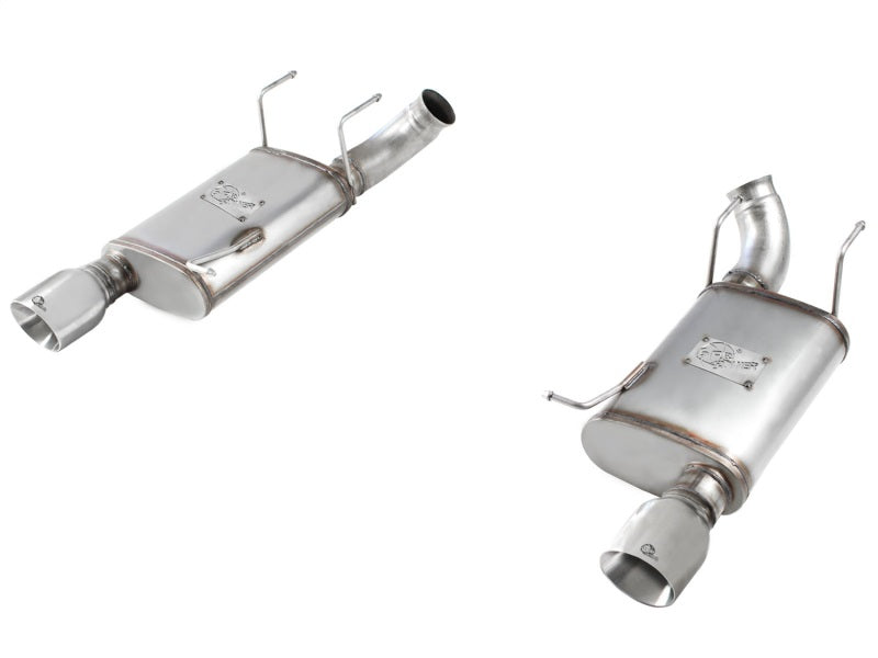 AFE 49-43052-P rce XP Exhaust 11-14 fits Ford Mustang GT V8-5.0L 3in. SS Axle-B