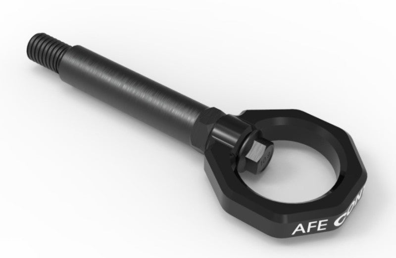 AFE 450-502002-B Control Rear Tow Hook Black fits BMW F-Chassis 2/3/4/M