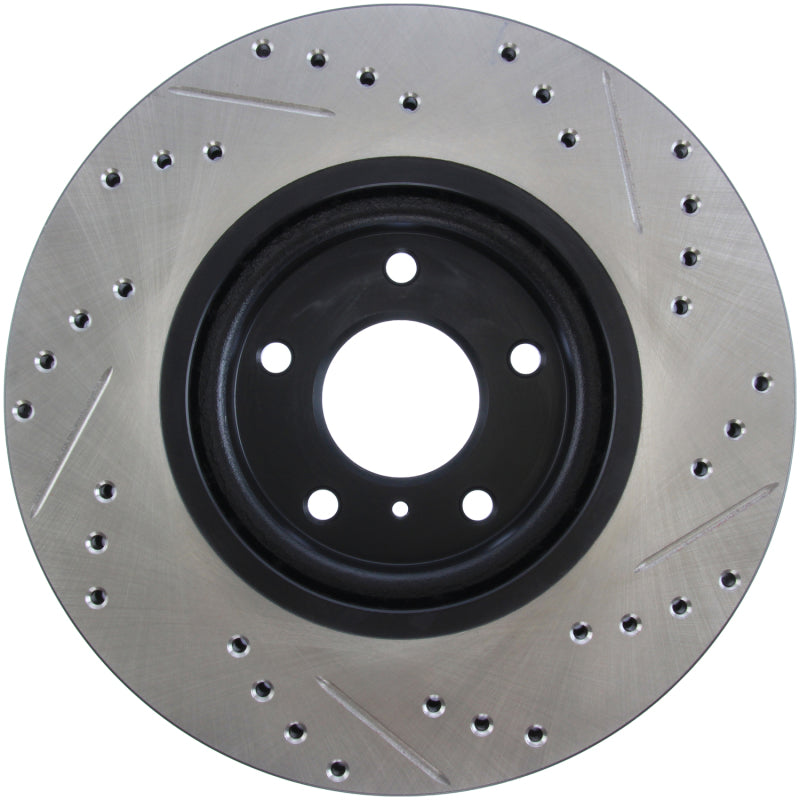 Stoptech 127.42080R 06-07 350Z / 05-07 G35 exp Sport/ 06-07 G35X SportStop Slotted & Drilled Front Right Rotor