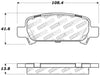 Stoptech 309.077 Performance 02-03 WRX Rear Brake Pads