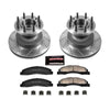 Power Stop K4717 08-20 fits Ford E-450 Super Duty Front Z23 Evolution Brake Kit