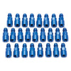 Russell 644118 Performance Adapter -6 AN Male to 5/16in Quick Disconnect Screw - Blue (Bulk Pkg 25)