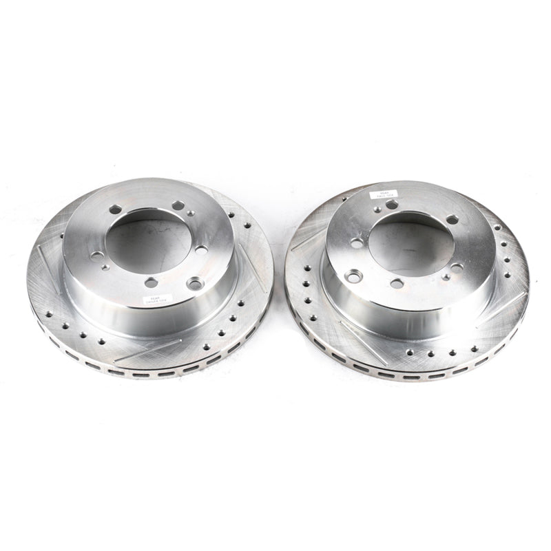PowerStop fits Dodge 91-96 Stealth Rear Evolution Drilled & Slotted Rotors -