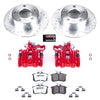 PowerStop KC515 26 98 fits Audi A6 Rear Z26 Street Warrior Brake Kit w/Calipers