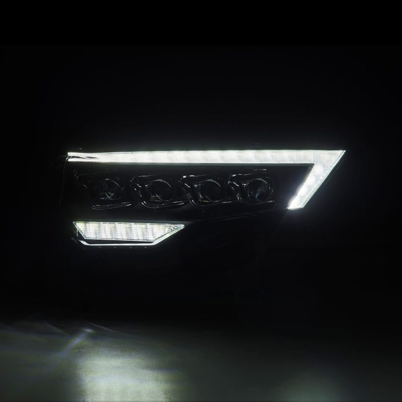AlphaRex 880808 fits Toyota 14-22 4Runner (2021 Req. Conv) NOVA LED Proj HL Blk