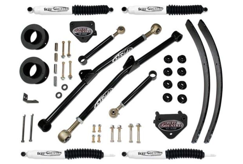 Tuff Country 33925KN 94-99 fits Dodge Ram 3500 4x4 3in Long Arm Lift Kit w/ Shocks (SX8000)