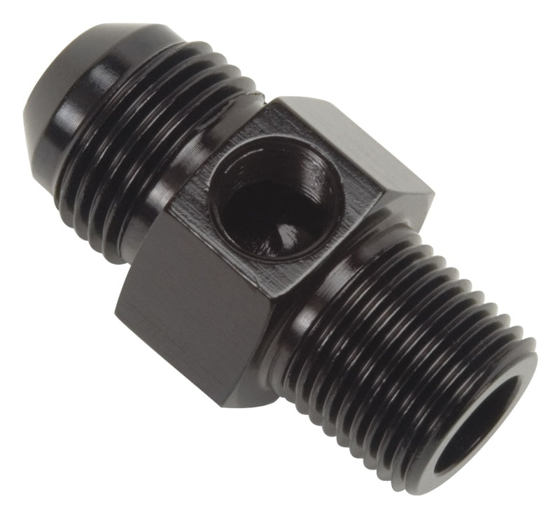 Russell 670063 Performance -6 AN Flare to 3/8in Pipe Pressure Adapter (Black)