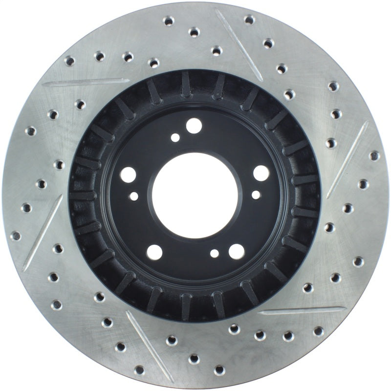 Stoptech 127.40048R 00-09 S2000 Slotted & Drilled Right Front Rotor