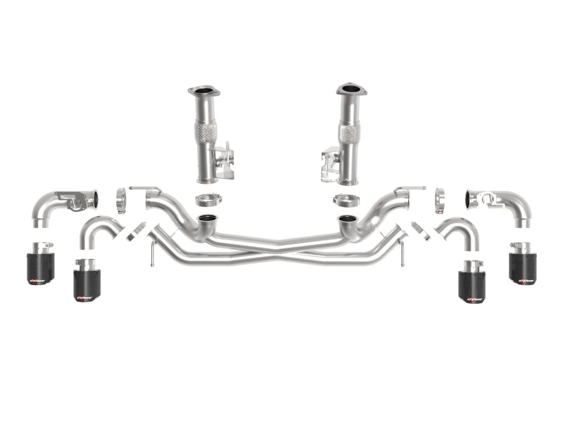 AFE 49-34124NM-C orce-Xp 304 Stainless Steel Cat-Back Exhaust Carbon 2020 fits
