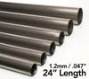 Ticon 102-03224-0000 Industries 1.25in Diameter x 24.0in Length 1.2mm/.047in Wall Thickness Titanium Tube