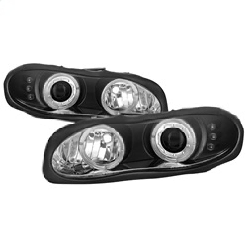 Spyder 5009234 fits Chevy 98-02 Camaro Projector Headlights LED Halo LED Blk -