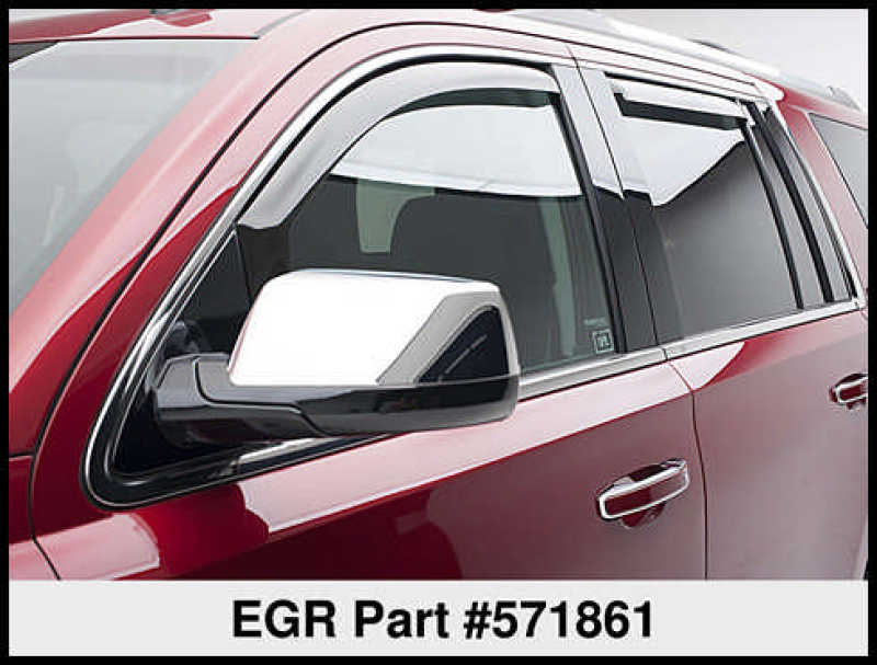 EGR 571861 15+ fits Chevy Tahoe/fits GMC Yukon In-Channel Window Visors - Set of 4 (571861)