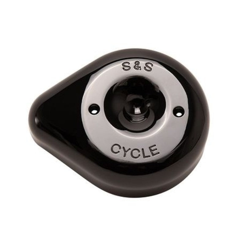 S&S 170-0531 Cycle Stealth Applications Teardrop Air Cleaner Cover - Gloss Black