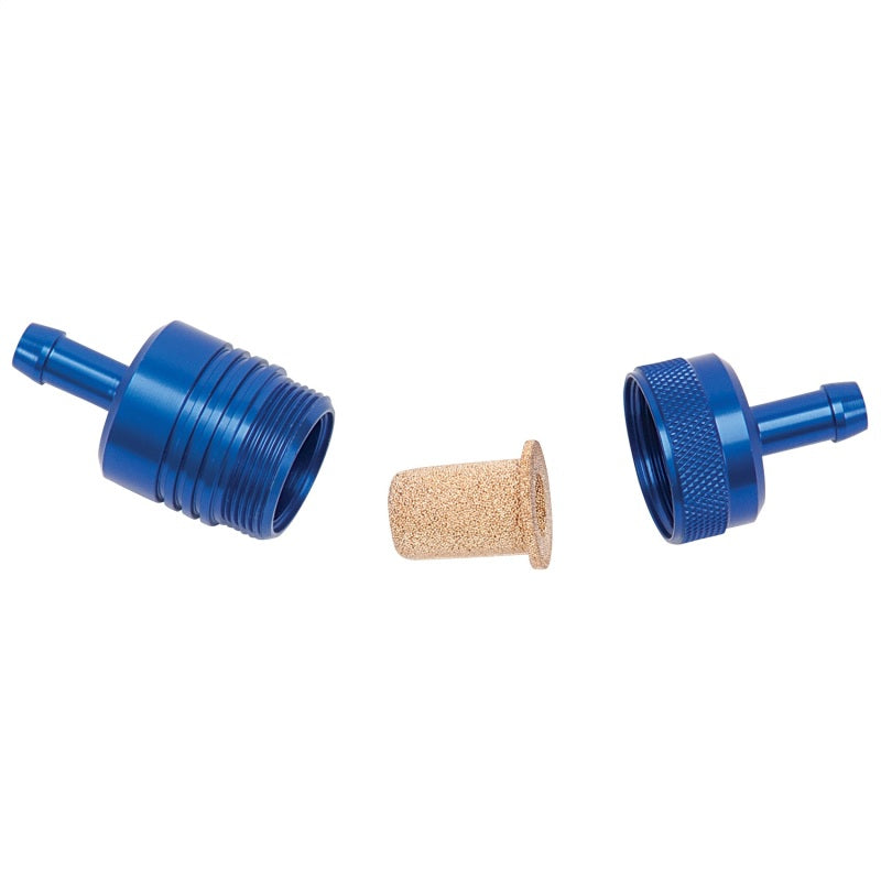 Russell 645080 Performance Blue Street Fuel Filter (3in Length 1-1/8in diameter 5/16in inlet/outlet)