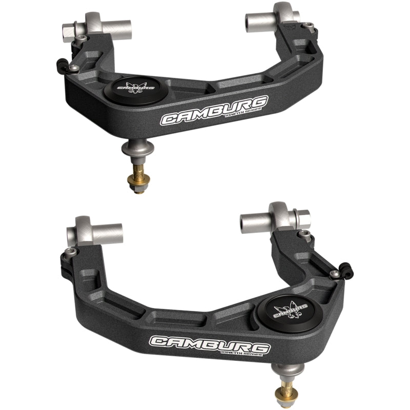 Camburg CAM-110309-GRY 2024 fits Ford Ranger 2wd/4wd KINETIK Performance Billet Uniball Upper Arms (GRAY)