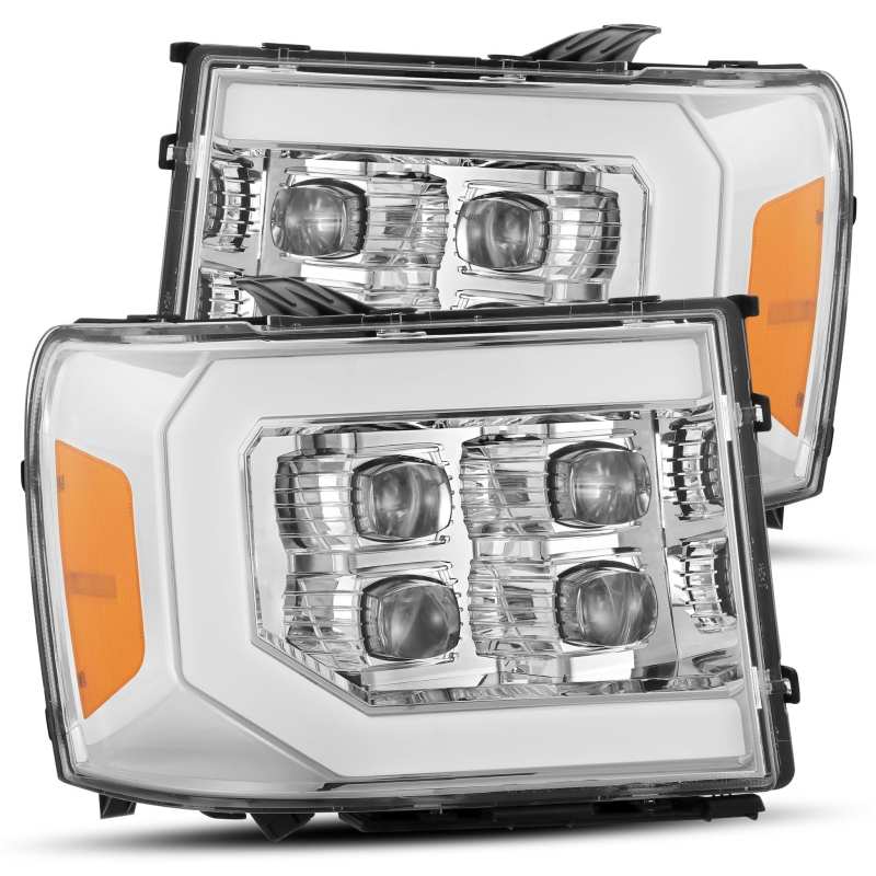 AlphaRex 880607 fits GMC 07-14 2500HD NOVA LED Proj Headlight Plank Style Matte