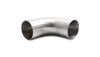 Vibrant 13350 OD 4.13in Tangent Length T304 SS 90 Deg Mandrel Bend w/Extended L