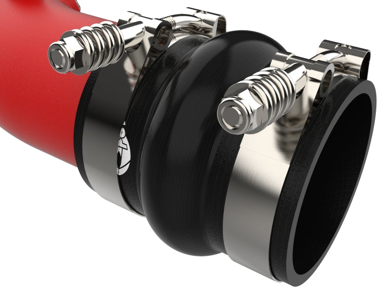aFe 46-20684-R 23-25 fits Ford F250/F350 Super Duty V8-6.7L BladeRunner Aluminum Hot & Cold Charge Pipe Kit - Red