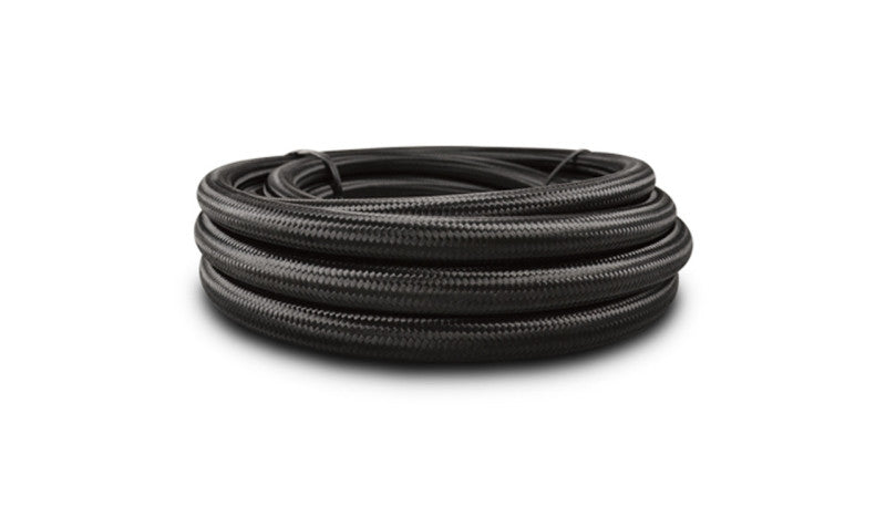 Vibrant 12010 Black Nylon Braided Flex Hose AN -10 Hose ID 0.56in (150ft Roll)