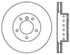 Stoptech 127.34071CR 04-10 BMW 5-Series / 6-Series Sport Slotted & Drilled Front Right Cryo Rotor