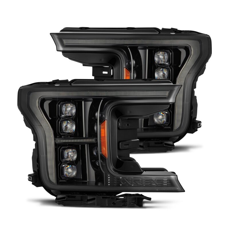 AlphaRex 880249 18-20 fits Ford F-150 NOVA LED Proj Headlight Alpha Blk (14th