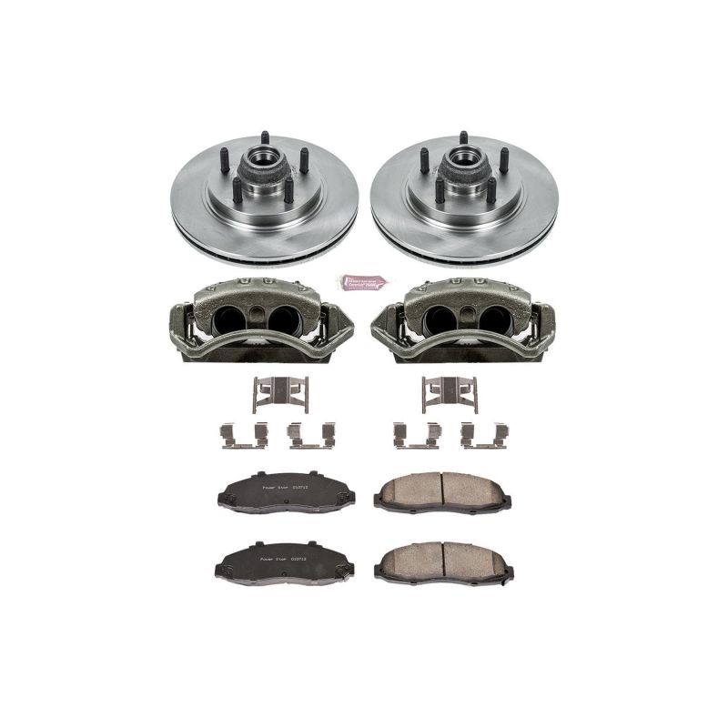 Power Stop KCOE1914A 2002 Lincoln Blackwood Front Autospecialty Kit w/Cals