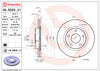 Brembo OE 09.B565.21 13-19 fits Nissan Sentra UV Coated Brake Disc - Front