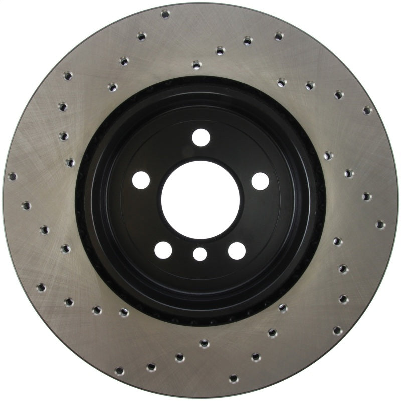 Stoptech 128.34133L 11-13 BMW 550i Rear Left Drilled Sport Brake Rotor