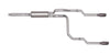Gibson 69501 fits Ford 87-92 F-150 Custom 4.9L 2.5in Cat-Back Dual Split Exhaus