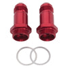 Russell 640210 Performance -8 AN Carb Adapter Fittings (2 pcs.) (Red)