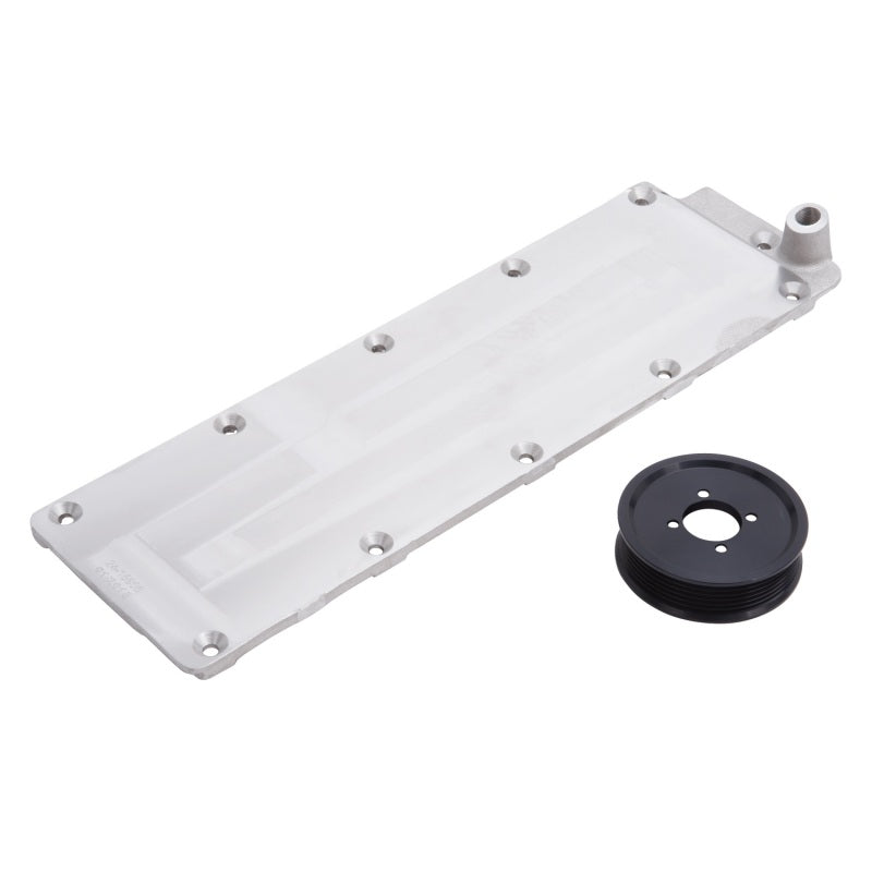 Edelbrock 15908 Valley Plate Auto 2010 fits Camaro L99 E-Force SC Supporting Hardware
