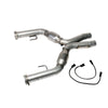 BBK 1637 Mustang 4.6 Short Mid X Pipe With Catalytic Converters 2-3/4 For Long