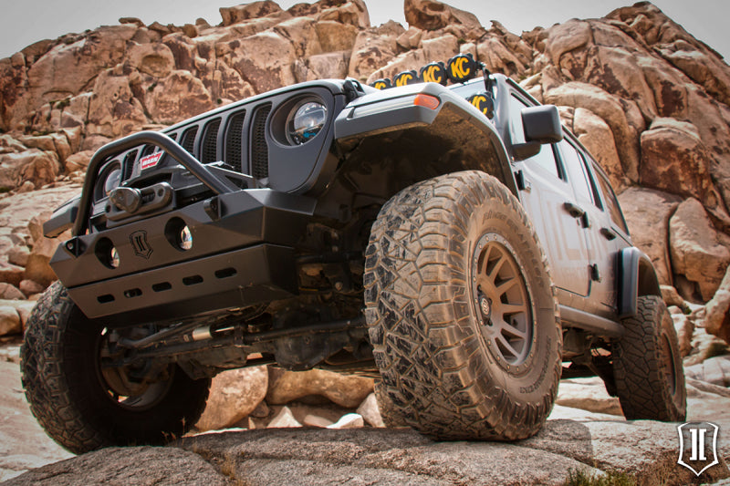 ICON 25159 2018+ fits Jeep Wrangler JL / 2020+ JT Front Pro-Series Bumper Skid