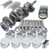 Eagle 157094080 fits Ford FE 3.980in Crank 6.490in H-Beam -5cc Flat Top 4.080in Pistons Rotating Assembly