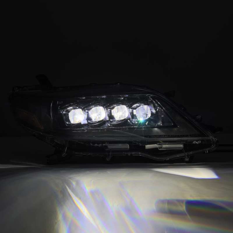 AlphaRex 880767 fits Toyota 11-21 Sienna LUXX LED Proj Headlights Plank Style A