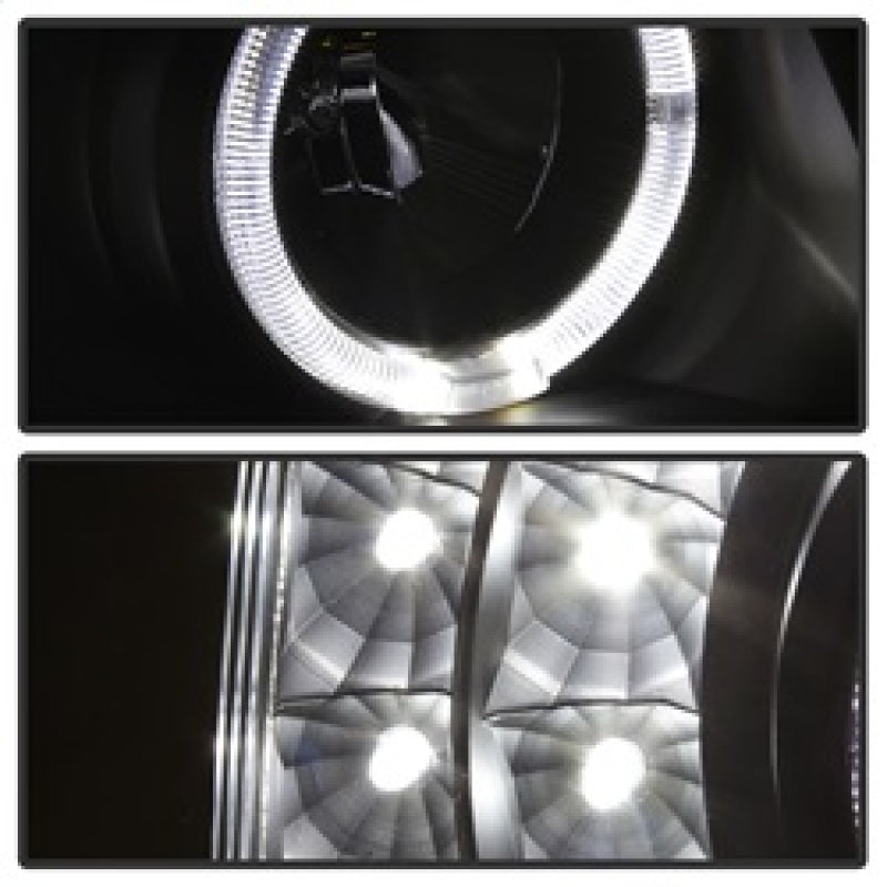 xTune 9036774 fits Chevy Silverado 03-06 Projector Headlights 4pcs - LED Halo -