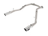 AFE 49-42080-P Bore-HD 3in 409SS DPF-Back Exhaust System w/ Polished Tip fits R