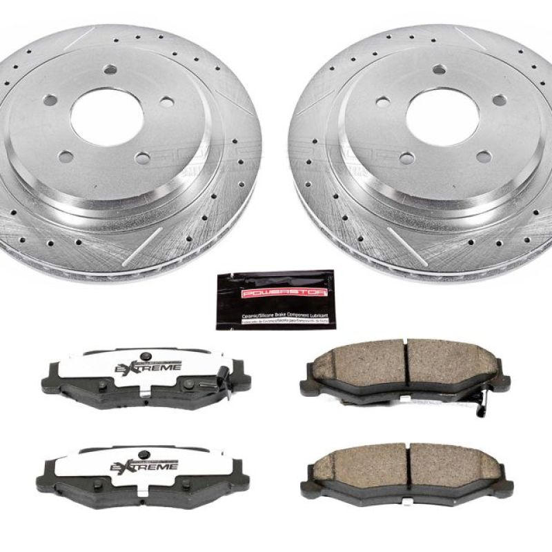 PowerStop K1563-26 04-09 fits Cadillac XLR Rear Z26 Street Warrior Brake Kit