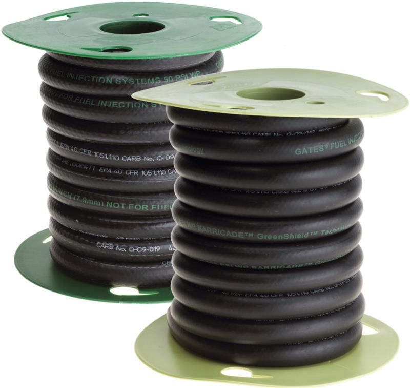 Gates 27340 5/16in x 25ft (Reel) 225 PSI Barricade Fuel Injection Hose w/ Gre