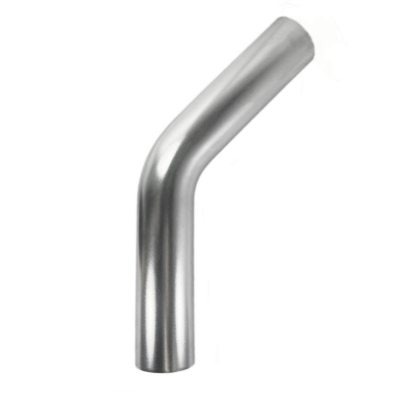 Ticon 3.5in Aluminum 6061 45 Deg Mandrel Bend - 1.5D Radius