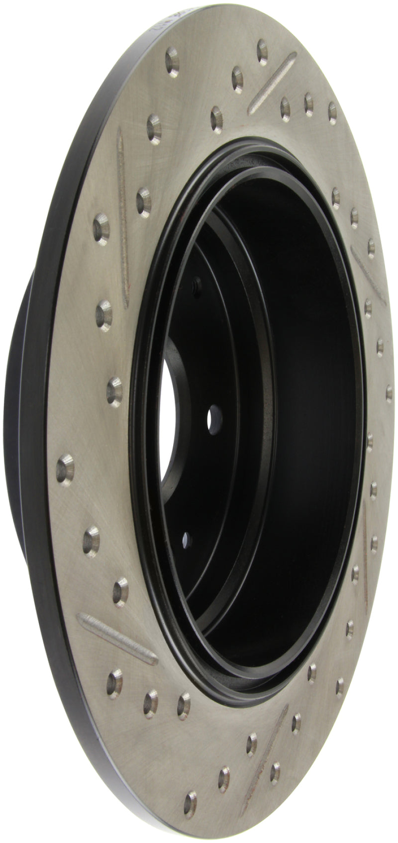 Stoptech 127.40061L 04-08 Acura TL / 03-09 Honda Element Slotted & Drilled Left Rear Rotor