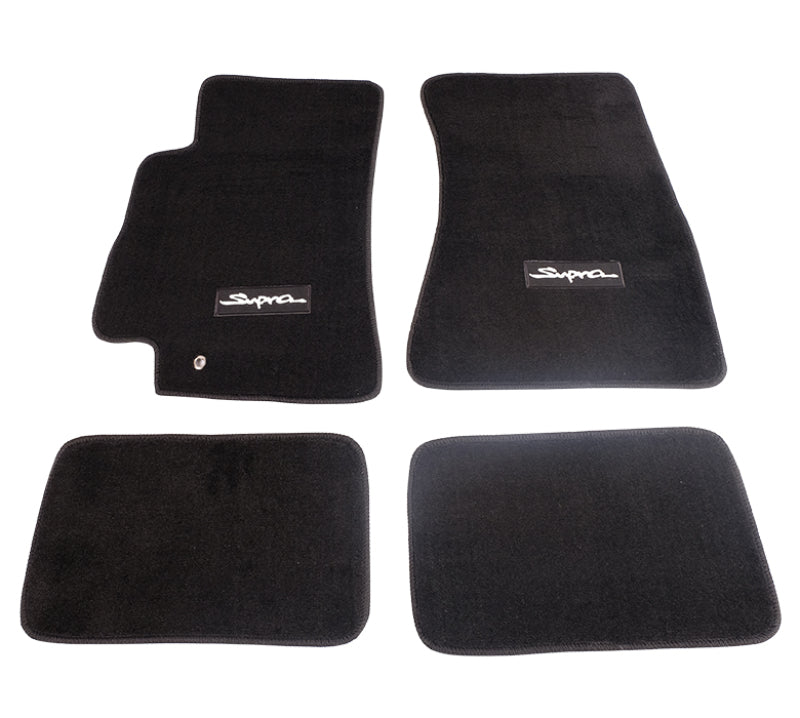 NRG FMR-300 Floor Mats - fits Toyota 96-02 Supra (Supra Logo) - 4pc.
