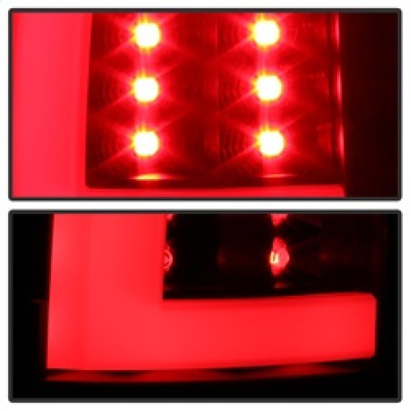 Spyder 5084149 fits GMC 00-06 Yukon/Yukon XL V2 Light Bar LED Tail Lights - Bla