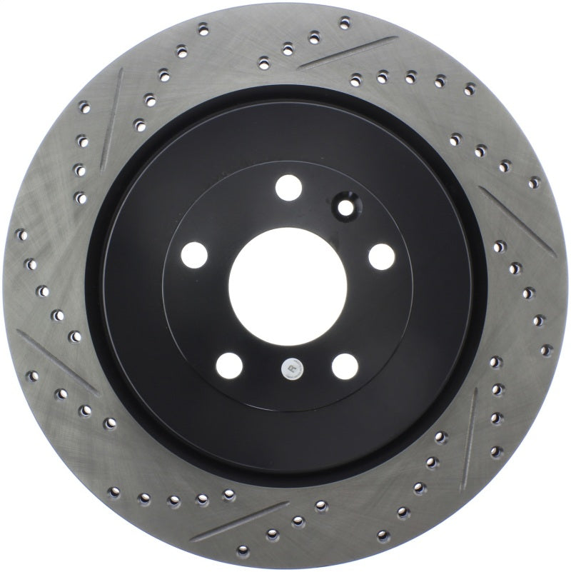 Stoptech 127.65137R Slotted & Drilled Sport Brake Rotor